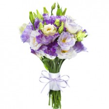 Bouquet de Lisiantus Azuis